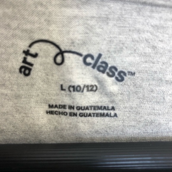 Girls' Tie Front Dress - art class™ Heather Gray L - Picture 5 of 5